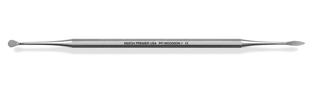 Premier Dental 1003724 #1 Woodson Plastic Double End Filling Instrument Regular Handle Premier Dental 1003724 #1 Woodson Plastic Double End Filling Instrument Regular Handle
